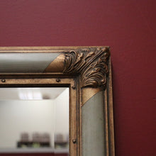 Load image into Gallery viewer, Vintage French Wall Mirror with a bevelled edge, ready to hang vertically or horizontally. B12393
