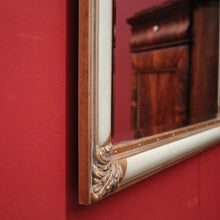 Load image into Gallery viewer, Vintage French Wall Mirror with a bevelled edge, ready to hang vertically or horizontally. B12393
