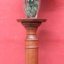 Load image into Gallery viewer, Antique 1920s English Maple Plant Stand  or Octagonal Pedestal Statue Stand. B13114
