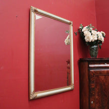 Load image into Gallery viewer, Vintage French Wall Mirror with a bevelled edge, ready to hang vertically or horizontally. B12393
