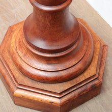 Load image into Gallery viewer, Antique 1920s English Maple Plant Stand  or Octagonal Pedestal Statue Stand. B13114
