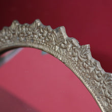Load image into Gallery viewer, Antique French Art Deco Vanity Mirror with Brass Fan Shaped Frame. B12877
