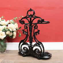 Load image into Gallery viewer, Antique Australian Furphy Cast Iron Umbrella and Walking Stick Stand. B13112
