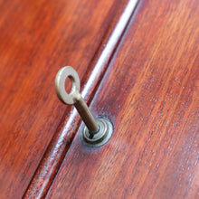 Load image into Gallery viewer, Antique English Mahogany Stationery Cabinet with Compendium Interior. B12879
