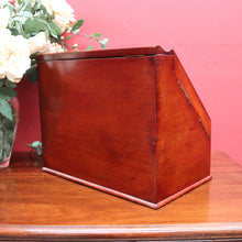 Load image into Gallery viewer, Antique English Mahogany Stationery Cabinet with Compendium Interior. B12879
