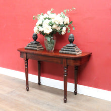 Load image into Gallery viewer, x SOLD Antique English Mahogany Sofa Table Hallway Console Hall or Lamp Table. B13095

