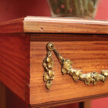Load image into Gallery viewer, Antique French Cherrywood Bedside Table or Lamp Table, Paris, With Brass Feet. B12422
