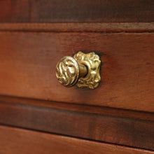 Load image into Gallery viewer, Antique French Mahogany and Marble Bedside Cabinet, Hall, Lamp or Side Table B11628
