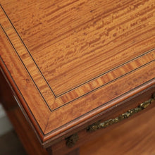 Load image into Gallery viewer, Antique French Cherrywood Bedside Table or Lamp Table, Paris, With Brass Feet. B12422
