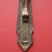 Load image into Gallery viewer, x SOLD Antique French Brass Wall Hanging Crucifix, Christ on the Cross, Home Worship. B11612
