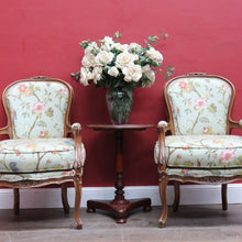 Load image into Gallery viewer, Pair of Vintage European Walnut Louis XV Style Bergère Armchairs. B13116
