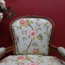 Load image into Gallery viewer, Pair of Vintage European Walnut Louis XV Style Bergère Armchairs. B13116
