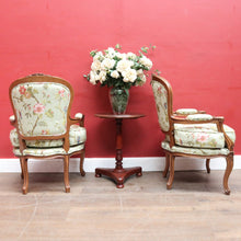 Load image into Gallery viewer, Pair of Vintage European Walnut Louis XV Style Bergère Armchairs. B13116
