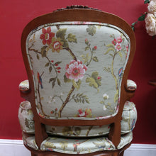 Load image into Gallery viewer, Pair of Vintage European Walnut Louis XV Style Bergère Armchairs. B13116

