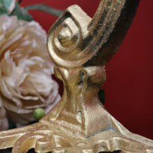 Load image into Gallery viewer, Vintage Italian Gilt Cast Metal Dressing Table Chair or Hall Chair. B13071
