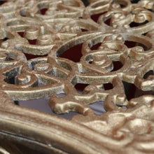 Load image into Gallery viewer, Vintage Italian Gilt Cast Metal Dressing Table Chair or Hall Chair. B13072
