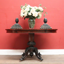 Load image into Gallery viewer, Antique French Rosewood D-end Lamp Table or Centre / Sofa / Side Table. B12436
