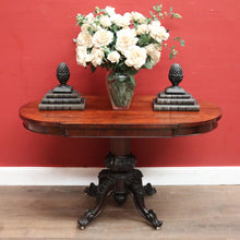 Load image into Gallery viewer, Antique French Rosewood D-end Lamp Table or Centre / Sofa / Side Table. B12436
