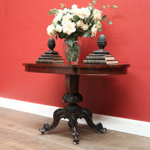 Load image into Gallery viewer, Antique French Rosewood D-end Lamp Table or Centre / Sofa / Side Table. B12436
