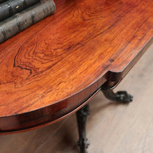 Load image into Gallery viewer, Antique French Rosewood D-end Lamp Table or Centre / Sofa / Side Table. B12436
