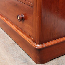 Load image into Gallery viewer, Antique Australian Cedar Chest of Drawers with Mother of Pearl Handles. B13094
