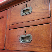 Load image into Gallery viewer, Antique Australian Cedar Chest of Drawers with Mother of Pearl Handles. B13094
