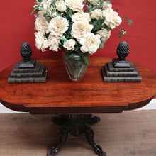 Load image into Gallery viewer, Antique French Rosewood D-end Lamp Table or Centre / Sofa / Side Table. B12436
