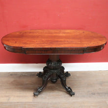Load image into Gallery viewer, Antique French Rosewood D-end Lamp Table or Centre / Sofa / Side Table. B12436
