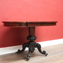 Load image into Gallery viewer, Antique French Rosewood D-end Lamp Table or Centre / Sofa / Side Table. B12436
