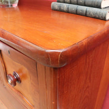 Load image into Gallery viewer, Antique Australian Cedar Chest of Drawers with Mother of Pearl Handles. B13094
