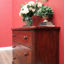 Load image into Gallery viewer, Antique Australian Cedar Chest of Drawers - Three Graduating Drawer Cupboard. B2437
