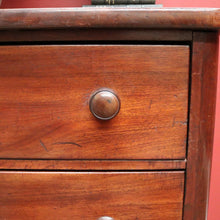 Load image into Gallery viewer, Antique Australian Cedar Chest of Drawers - Three Graduating Drawer Cupboard. B2437
