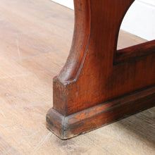Load image into Gallery viewer, Antique Australian Mahogany Church Pew Hall or Verandah Bench Seat. B13118
