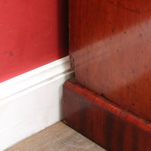 Load image into Gallery viewer, Antique Australian Cedar Glazed Two Door Bookcase or China Cabinet. B13107
