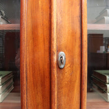 Load image into Gallery viewer, Antique Australian Cedar Glazed Two Door Bookcase or China Cabinet. B13107
