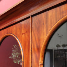 Load image into Gallery viewer, Antique Australian Cedar Glazed Two Door Bookcase or China Cabinet. B13107
