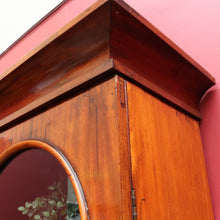 Load image into Gallery viewer, Antique Australian Cedar Glazed Two Door Bookcase or China Cabinet. B13107

