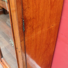 Load image into Gallery viewer, Antique Australian Cedar Glazed Two Door Bookcase or China Cabinet. B13107
