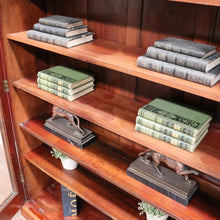 Load image into Gallery viewer, Antique Australian Cedar Glazed Two Door Bookcase or China Cabinet. B13107
