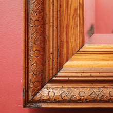 Load image into Gallery viewer, A Pair of Antique French Pine Frame Bevelled Edge Mirrors. B12438
