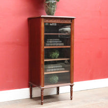 Load image into Gallery viewer, Antique English Mahogany Double Sided Shop Display China Cabinet. B13091
