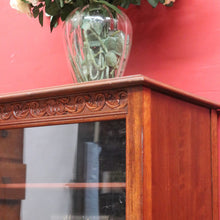 Load image into Gallery viewer, Antique English Mahogany Double Sided Shop Display China Cabinet. B13091
