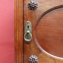 Load image into Gallery viewer, Antique English Mahogany Double Sided Shop Display China Cabinet. B13091
