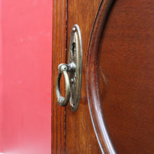 Load image into Gallery viewer, Antique English Mahogany Double Sided Shop Display China Cabinet. B13091
