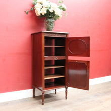 Load image into Gallery viewer, Antique English Mahogany Double Sided Shop Display China Cabinet. B13091
