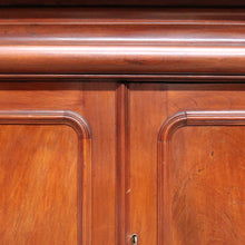 Load image into Gallery viewer, Antique Australian Cedar 4 Door 2 Height Bookcase or China Cabinet. B13105
