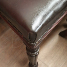 Load image into Gallery viewer, x SOLD Six Dining Chairs or Kitchen Chairs. English, Mahogany and Leather, circa 1870. B12450
