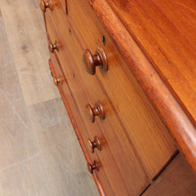 Load image into Gallery viewer, Antique Australian Cedar Five Drawer Chest of Drawers circa 1880. B13090
