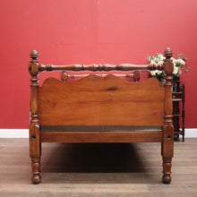 Load image into Gallery viewer, Antique Australian Cedar and Blackwood Bed and Custom Mattress. Tasmania c1850. B12449
