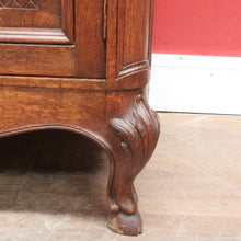 Load image into Gallery viewer, x SOLD French Oak Sideboard with Two Doors Two Drawers Brass Handles Key and Elaborate Carved Detail. B12701
